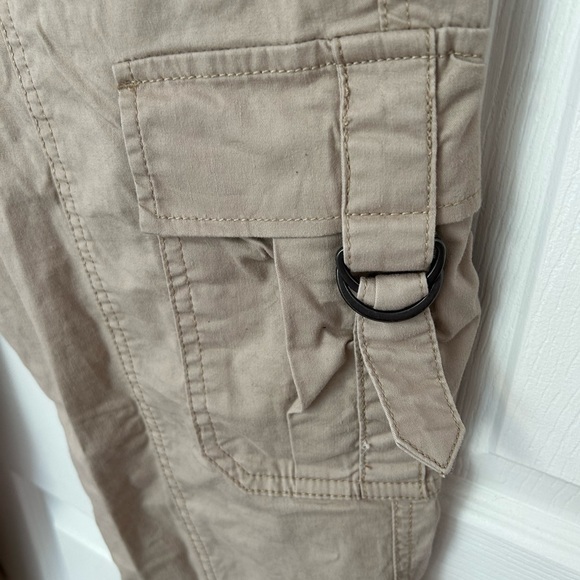 Garage | women’s tan cuffed cargo pants - Picture 2 of 6